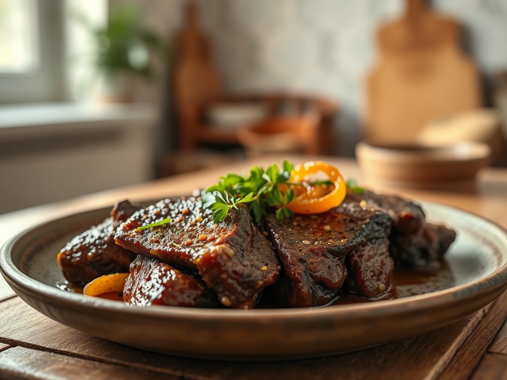 Bife de fígado com cebola