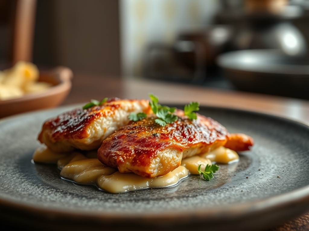 Frango à passarinho com alho