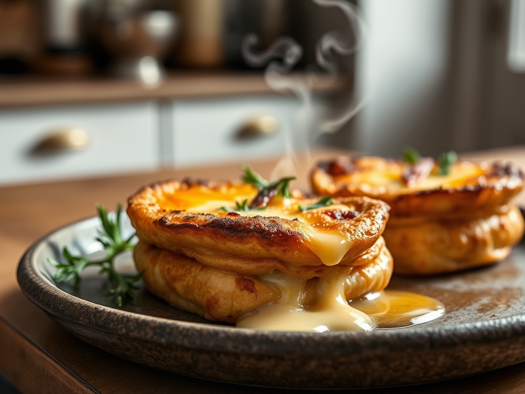 Macarrão ao forno com queijo