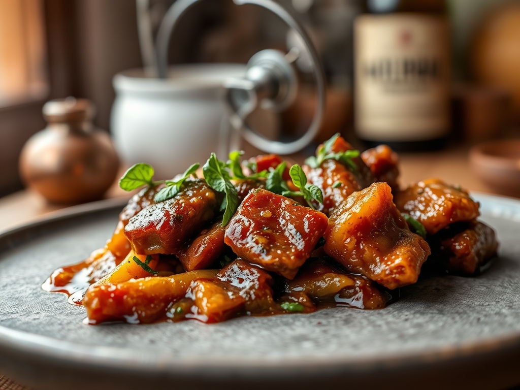Molho BBQ com bourbon