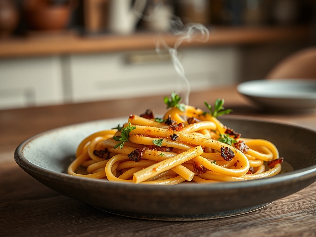 Penne ao molho de vodka
