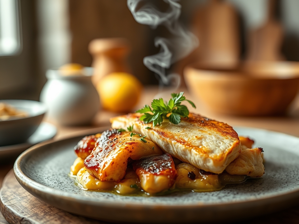 Sobrecoxa de frango crocante