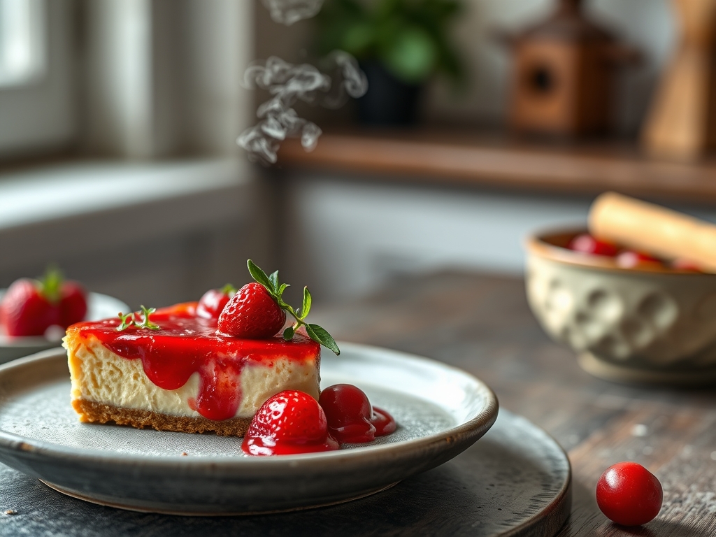 Cheesecake de frutas vermelhas