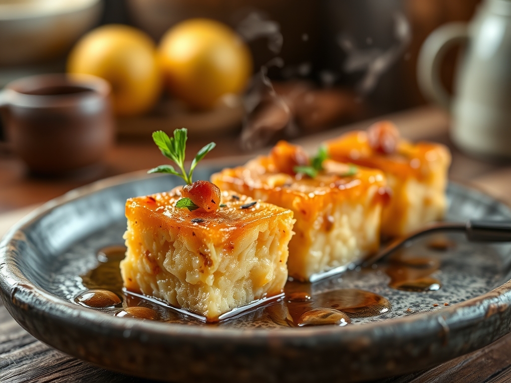 Doce de leite cortado em cubos
