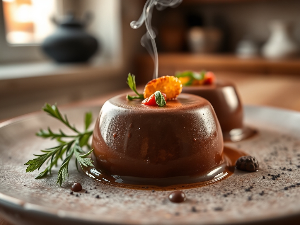 Mousse de chocolate com uísque