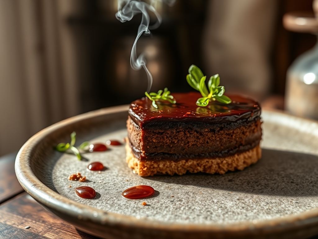 Petit Gateau de chocolate preto