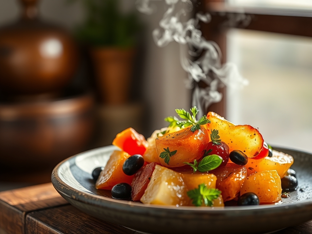 Salada de frutas com licor